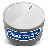 VIOKS Knebel Drehknopf für Programmwahl Ersatz für Beko 1769700100 Programmsteuerungstaste Programmwahlknebel Programmwählerknebel Controller-Programmierer für Geschirrspüler Spülmaschine