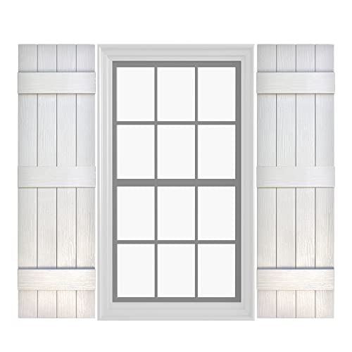 Pontiac Trail Board & Batten Vinyl Shutters (1 Pair) |