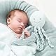 Nattou Kuscheltier Oktopus, Für Neugeborene und Frühchen, 23 cm, Mintgrün