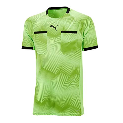 PUMA Referee Jersey Maillot d'arbitre Homme Green Gecko FR: M (Taille Fabricant: M)