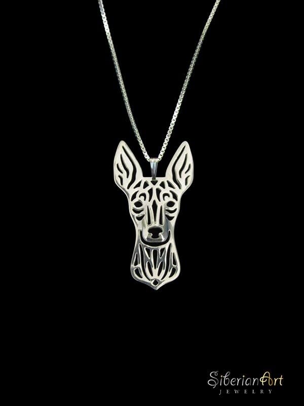925 Sterling Silver English Toy Terrier Pendant Necklace Gift For Dog Lovers Dog Necklace Pet Jewelry Dog Memorial Dog Keepsake Dog Loss Show Dog Rare Personalized Animal Jewelry Birthday Gift For Her