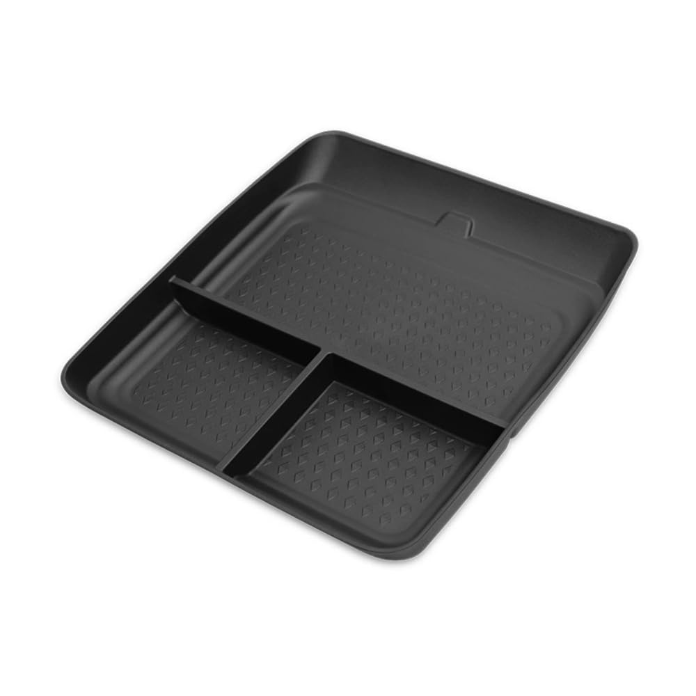 QOEMRHELT Armrest Organiser Tray for Xpeng X9 2023 2024 2025, Centre Console Storage Box Insert with Non-Slip Mats, Car Organizer Interior Accessories,down