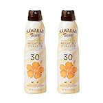 Hawaiian Tropic Weightless Hydration Clear Spray Sunscreen SPF 30, 6oz | SPF 30 Sunscreen Spray, Sunblock, Oxybenzone Free, 6oz each Twin Pack
