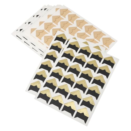 Veemoon 10 Pack Photo Mounting Corners Self-Stick Scrapbook Stickers for Albums DIY Photo Frame Corners Craft in Colors Nondamaging