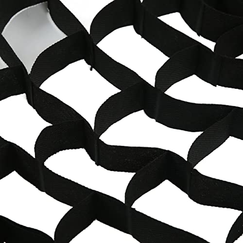 Image of Pssopp Other Photography Equipment Grille, Softbox Grid Mesh Hook and Loop Fit 6x6x3cm Grid Size, for Portrait Video with Contour Effect Photo Softbox Reflector Photo Reflector (95cm)