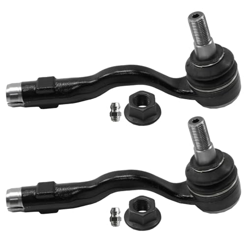 Image of Detroit Axle - 6pc Front Control Arms Kit for 2011-2017 BMW X3, 2015-2018 BMW X4, 2 Lower Forward Control Arms 4 Outer Inner Tie Rod End Links 2016 Replacement