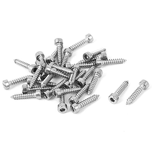 Tornillos autorroscantes hexagonales M2.5x12mm 30 pcs