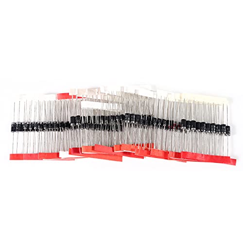 Almocn 14 Value 240Pcs Diode Assortment Kit,Rectifier/Fast Recovery/Schottky/Switching Diode 1N4001 1N4004 1N4007 1N5404 1N5406 1N5408 Rl207 Fr107 Fr207 Uf4007 1N5817 1N5819 1N5822 1N4148 #TOP4