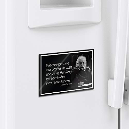 Imán decorativo rectangular motivacional grande miniatura 2
