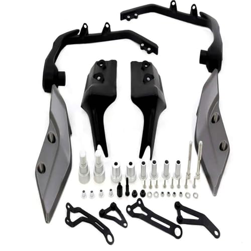 Protège-mains pour Yamaha MT09 2014-2018 | Extension de guidon moto noire - 2