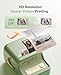 NIIMBOT B21 Pro Label Maker, 300DPI HD Label Printer, Ideal for Notes,Photos, Study Graphics, Memo Maker,50x30mm Label,230Pcs(Pine Green)