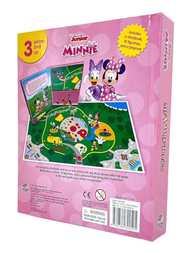 Disney Junior Minnie My Busy Books - Storybook, 10 figurines, playmat - Image 2
