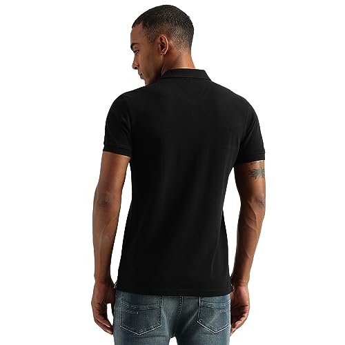 Image of United Colors of Benetton Men's Regular Fit Polo Collar Embroidery Tshirts