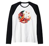 Colorful Fox And Nature Bloom Harmony