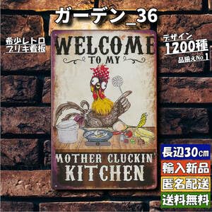 Amazon.co.jp: ガーデン_36看板 キッチン20240101ブリキプレートUSJ 