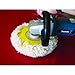 Wizards Finish Cut Buffing Pad - Velcro Backed, Blended Wool and Polyester, One-Step Buffer for Car Detailing - Cutting and Finishing Pad in One for Auto Detailing Supplies - 7½