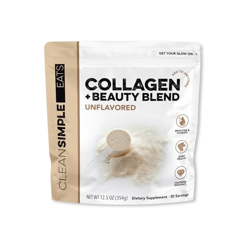 Clean Simple Eats Collagen Powder + Beauty Blend,...