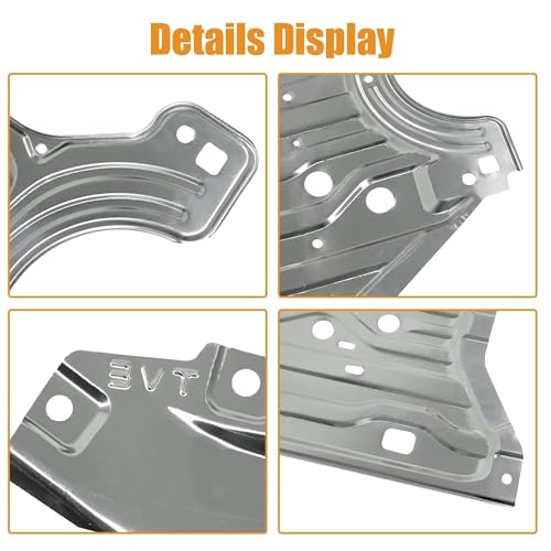 Image of Engine Splash Guard Shield Under Car Shield Cover Compatible with Honda Accord 2018 2019 2020 2019 2022 Replace 74116TVAA00 74116-TVA-A00 Engine Splash Guard,Aluminum Engine Case Guard