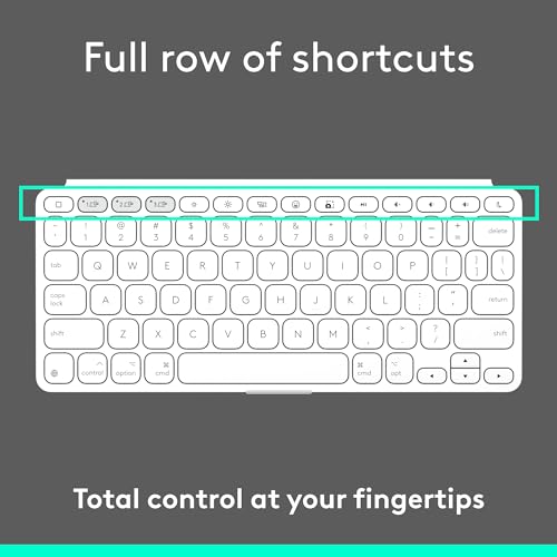 Logitech Keys-to-Go Bluetooth Keyboard for iPhone, iPad, Mac - Off-White - image 9