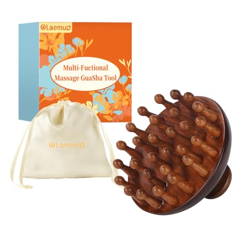 Olaemuo Wooden Scalp Massager for Hair GrowthFull Body Massage Tool