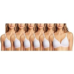 White/Orchic Pink-6-pack-bras