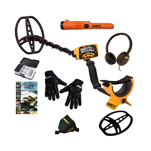 Garrett Ace 400i PRO Pointer Sacca Guanti Libro Promo Spring Metal Detector