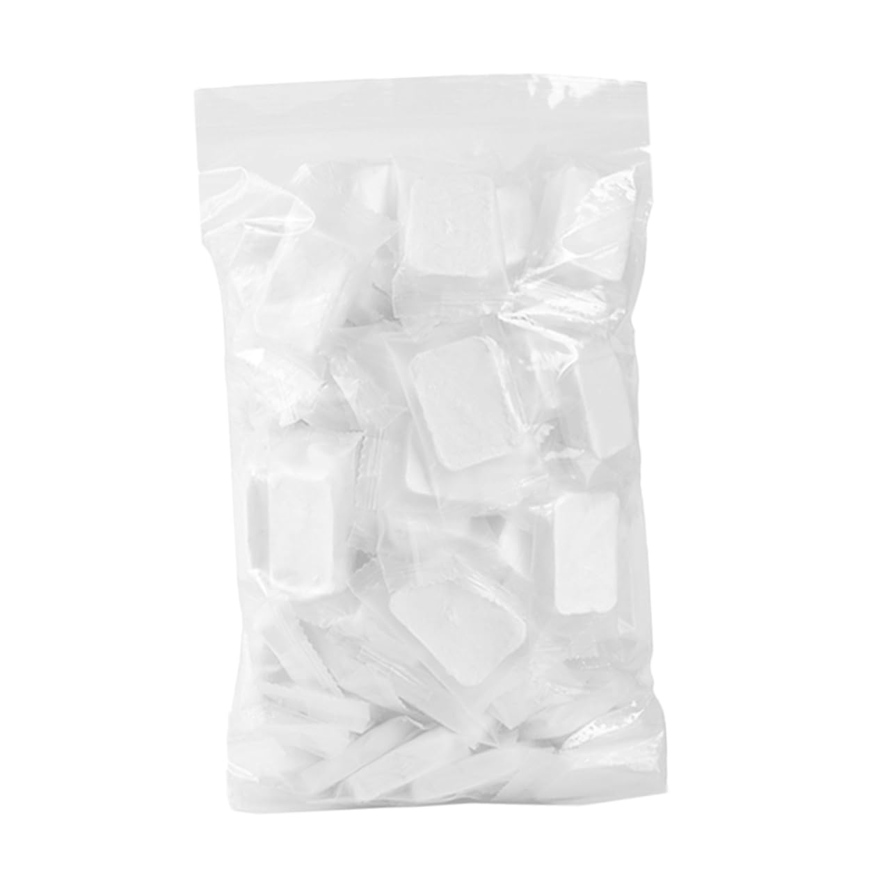 Dischetti Struccanti Compressi Non Tessuto Bianco per Pulizia Viso Buona Assorbenza e Rimozione Eccesso di Sebo, Confezione da 50 Pezzi per Donne e Ragazze