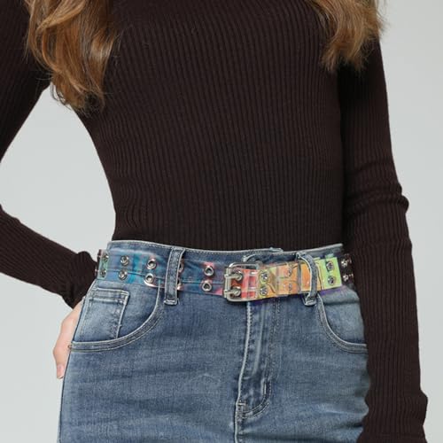 Eye Catching Waist Belt With Double Pin Buckle For Adult Clear Waist Belts For Women Coat Dress Adjustable Length4