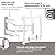 Vogel's TVM 5445 Full-Motion Ultra-Thin TV Wall Bracket for 32-65 inch TVs, Max. 77 lbs, Swivels up to 180°, Full-Motion TV Mount max. VESA 400x400, Universally Compatible