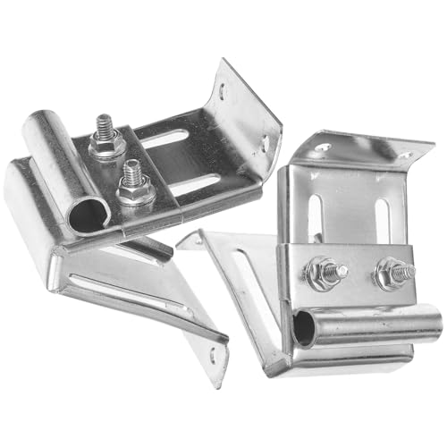 COHEALI Soporte de Rodillo Superior Ajustable para Puerta de Garaje, Acero Galvanizado, 2 Piezas, Accesorio para Puertas Residenciales Sola Pista