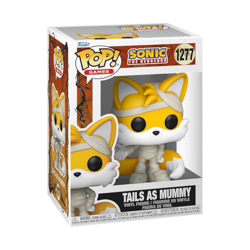 Funko Pop! Games: Sonic The Hedgehog - Miles Tails Prower - Mummy Tails- Figura in Vinile da Collezione - Idea Regalo - Merchandising Ufficiale - Giocattoli per Bambini e Adulti