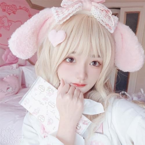 Image of Cute hair accessory set Cute headband，Various Styles of hair clips, hair cords, Hair Ties，Plush hair loop（pink）
