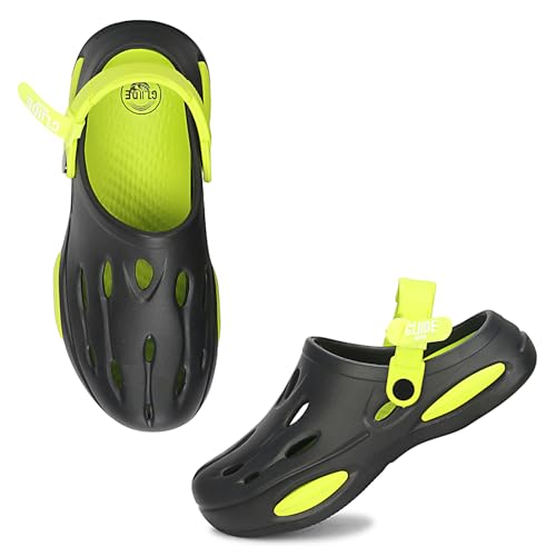Image of Kraasa Glide Gear Men's Eva Casual Clogs for Everyday use | Sandals with Adjustable Back Strap | Lightweight, Comfortable | Stylish and Waterproof Mules