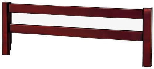 Miniatura 10 de CC KITS Barandilla de seguridad de madera para cama de protección lateral para camas de niños pequeños, niños y niños (blanco)