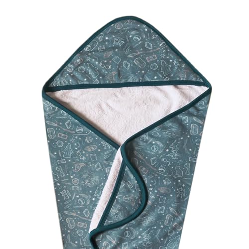 Image of Copper Pearl Hooded Bath Towels Premium Knit/Terry Cloth Baby Towels with Hood, Pockets, and Cool Designs - Great to Gift and Make Bath Time Fun - Baby Bath Towel, Hogwarts™