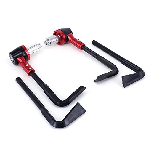 Anay – Protectores universales de la mano para la maneta del freno y del embrague en manillares de motocicleta de 22 mm (LMODRI)