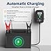 1.5A 6V/12V Car Battery Charger – Automatic Trickle Charger, Battery Maintainer with Overcharge Protection & Temperature Compensation – for Lead Acid, AGM, Gel, Lithium Batteries