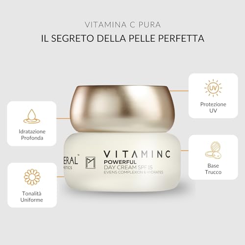 Pure Mineral - Crema Giorno Spf 15 Con Vitamina C Per Tutti I Tipi Di Pelle - Idratazione & Protezione - Senza Siliconi, Solfati, Parabeni - 50Ml - 2