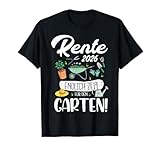 Rente 2026 Garten Ruhestand Geschenkidee Lustig