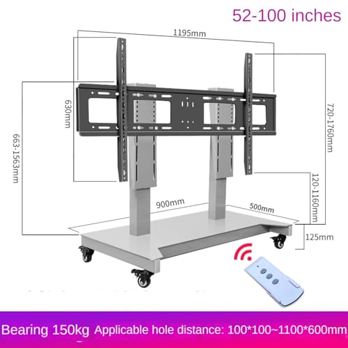 Soporte de TV motorizado con ruedas y altura ajustable miniatura 2