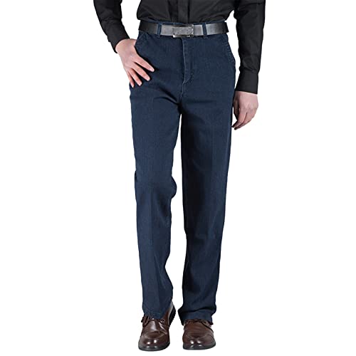 Slim Fit Stretch Jeans Homme Souple Évitant l'Inconfort de la Chaleur