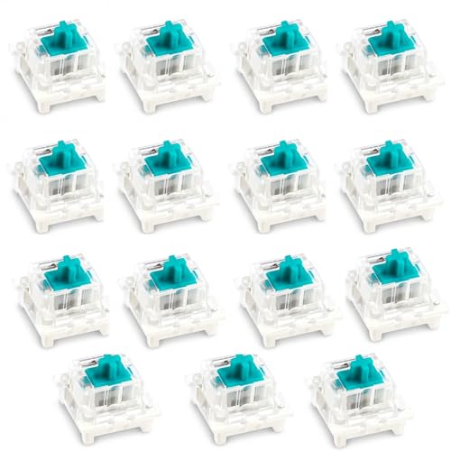 16pcs Green Mechanical Keyboard Switches Heavy Clicky 80gf