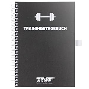 TNT Trainingsdagboek – zwart (DIN A5) voor fitness, workout, krachttraining, gym • workout planner • fitness notitieboek (132 pagina’s)