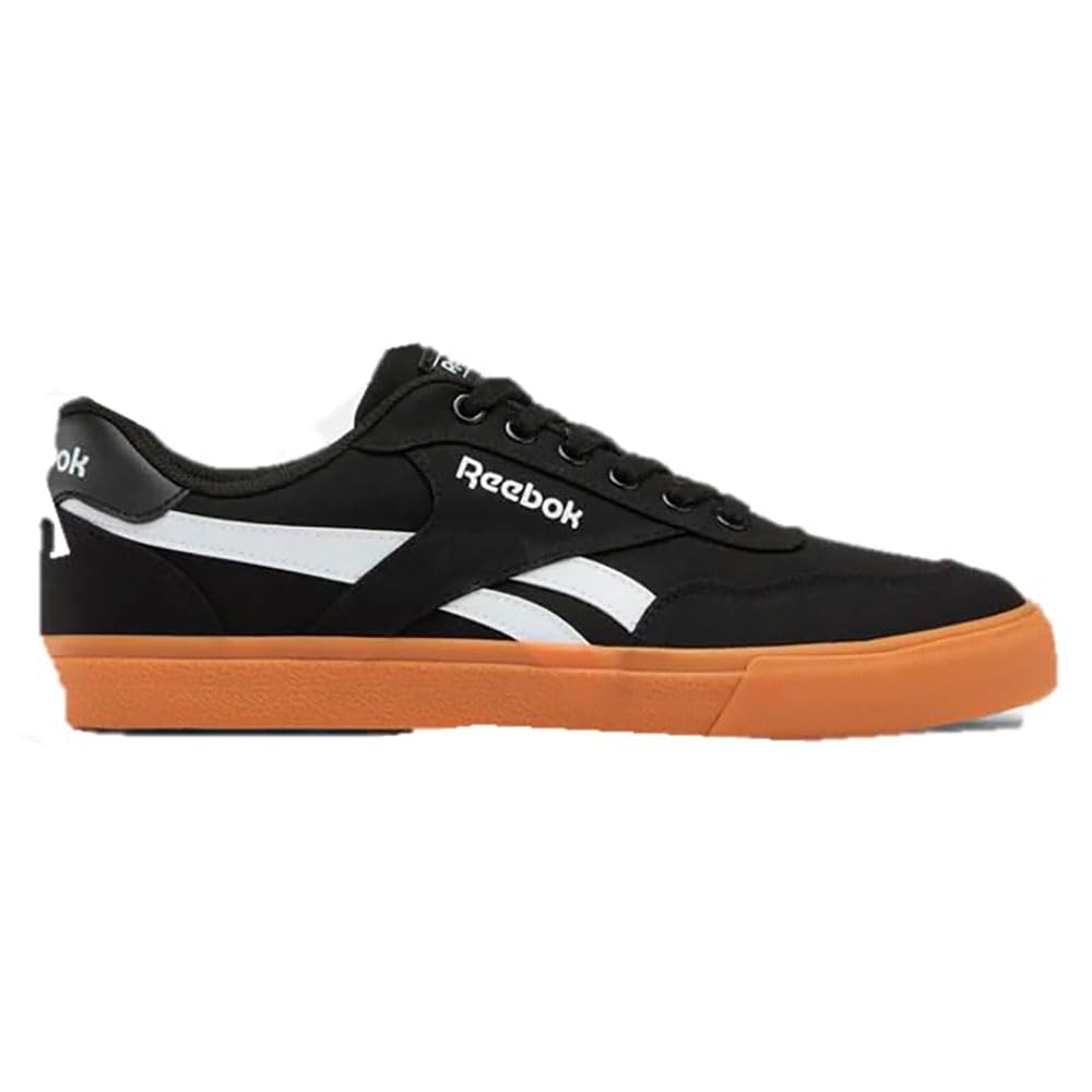 Reebok Men's Court Advance Vulc Trainers 39 EU Jet Black Bright White Tan