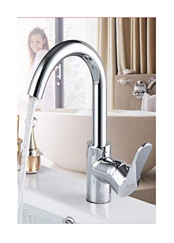Robinet de cuisine rotation 360 mitigeur cuivre eau chaude froide - 8