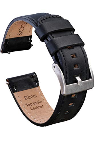 GadgetWraps 22mm Watch Band w/Quick Release - Leather Strap (Top Grain) for Samsung