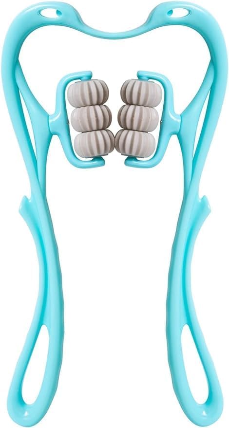 Neck Massager Trigger Point Roller Massager, Deep Tissue Handheld Shoulder Massager Tool with 6 Massage Balls for Neck, Shoulders, Back, Waist and Legs Relaxation-image-12