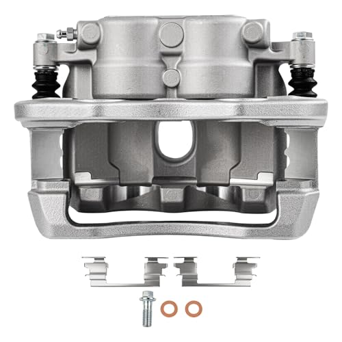 Image of SCITOO Rear Left Brake Caliper With Bracket 18B4940 Compatible For Cadillac For Escalade 2002-2006,For Chevrolet For Avalanche 1500 2002-2006,For Chevrolet For Express 1500 2003-2014