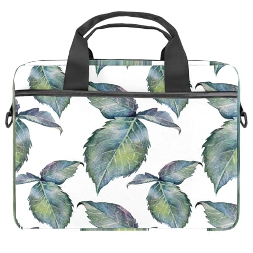 Sac ordinateur portable 13.3 pouces antichoc avec poignée et motif feuilles