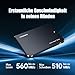 fanxiang SATA SSD 480GB 2,5 Zoll Interne SSD 550 MB/s Lesen, SATA 3 interne SSD 3D NAND Flash Festplatte für schnelle Datenübertragung kompatibel mit Desktop/Laptop